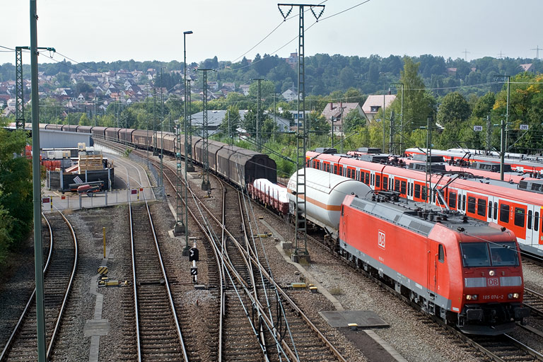 185 074 mit FE 44696 bei km 16,0 (September 2008)