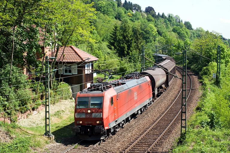 185 087 mit FE 45175 bei km 9,4 (Mai 2008)