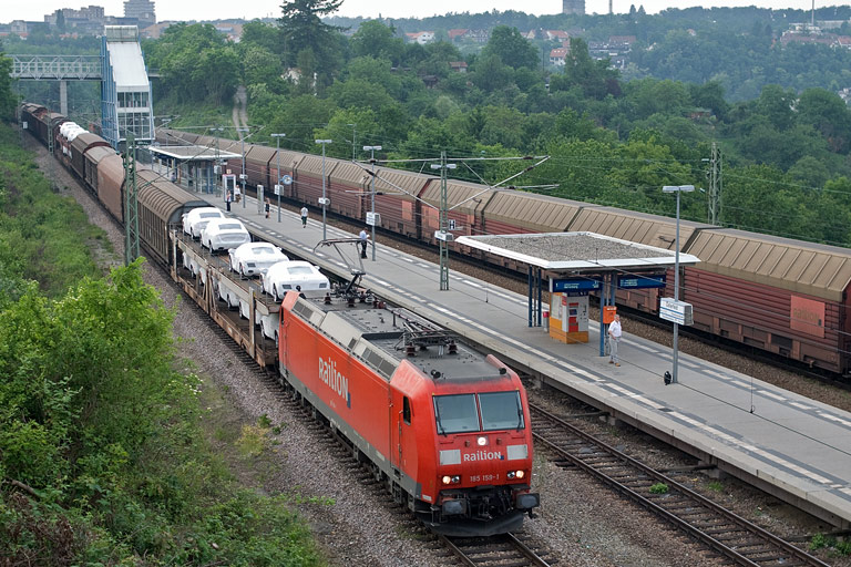 185 159 bei km 14,2 (Mai 2008)