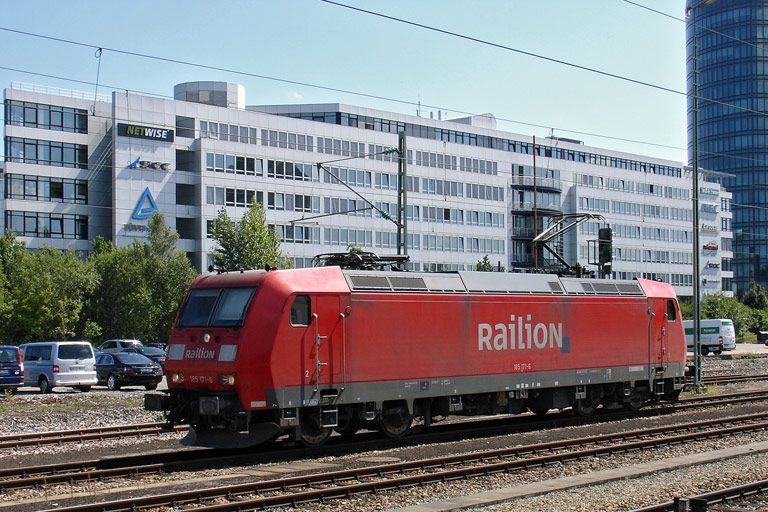 185 171 bei km 15,6 (Juli 2008)