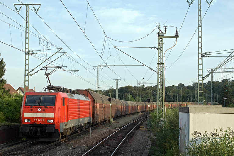 189 035 mit CSQ 60084 bei km 16,8 (September 2008)