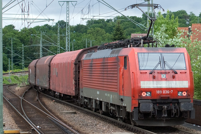 189 036 mit FE 44691 bei km 16,8 (Mai 2008)