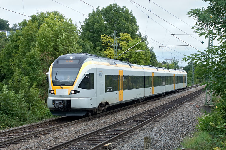 Cantus "Flirt" ET 5.11 als DbZ 95001 bei km 12,8 (September 2008)