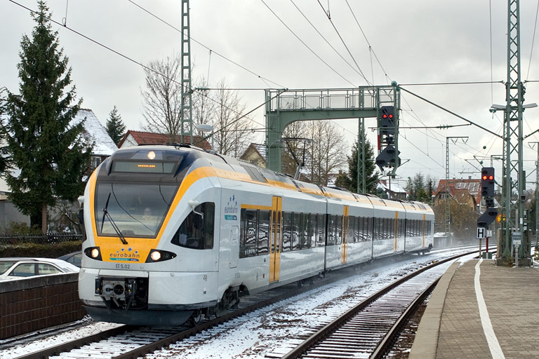 Cantus "Flirt" ET 5.11 als DbZ 92731 bei km 16,6 (November 2008)