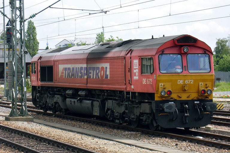 HGK DE 672 bei km 15,6 (Juni 2008)