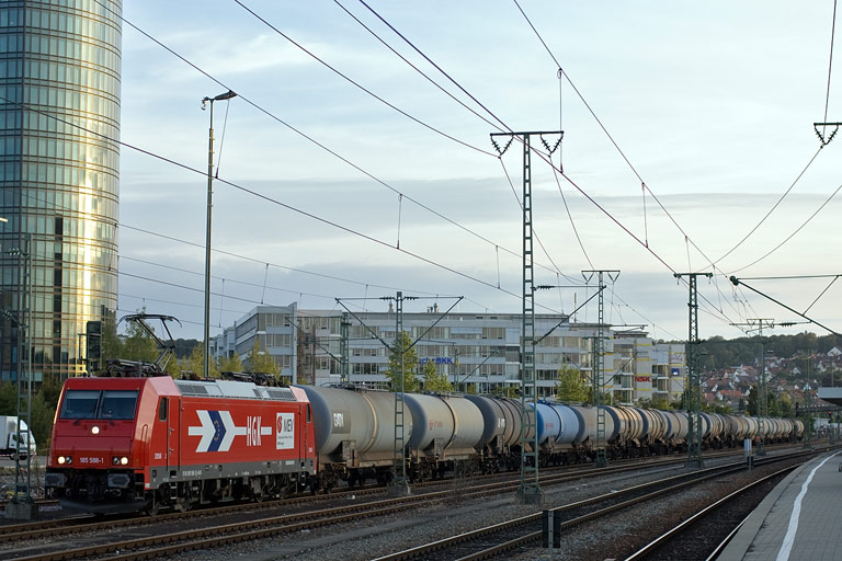 HGK 185 588 bei km 14,6 (August 2008)
