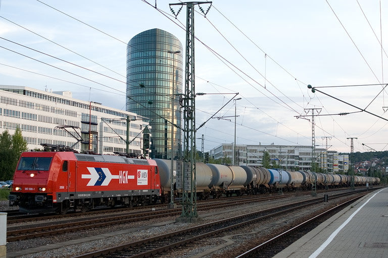 HGK 185 588 bei km 14,6 (August 2008)