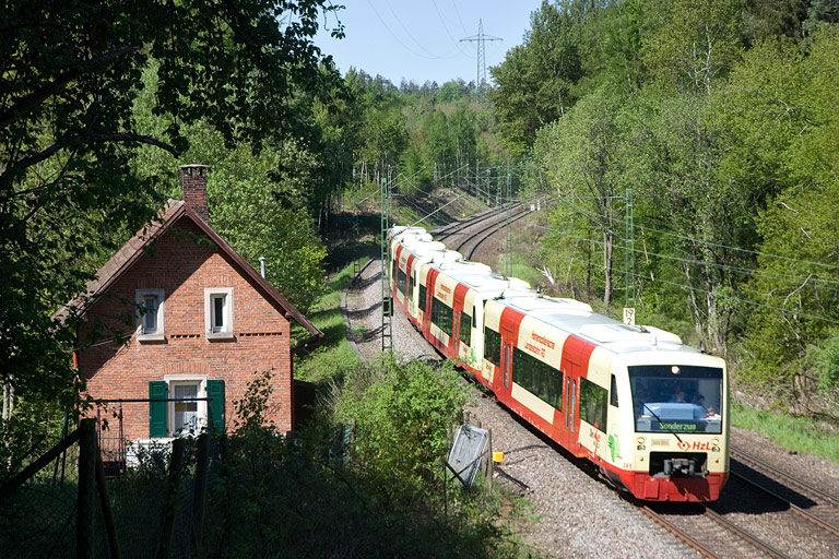 HzL RS1 VT 241, 236, 238 und 237 bei km 19,2 (Mai 2008)