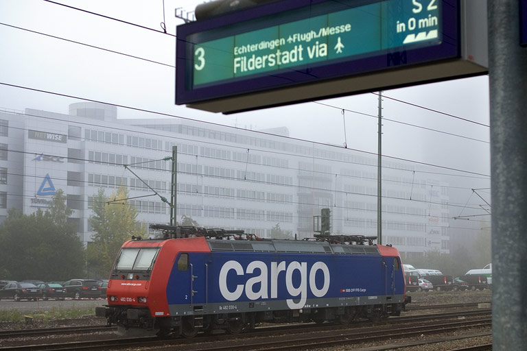 SBB Cargo 482 030 bei km 15,6 (September 2008)
