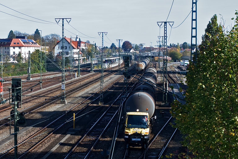 Zweiwegefahrzeug bei km 15,8 (Oktober 2008)