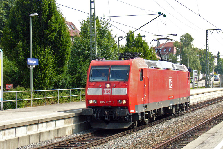 185 067 bei km 15,6 (Juni 2009)
