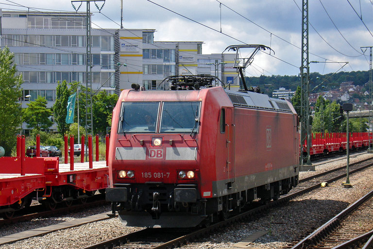 185 081 bei km 15,8 (Juli 2009)