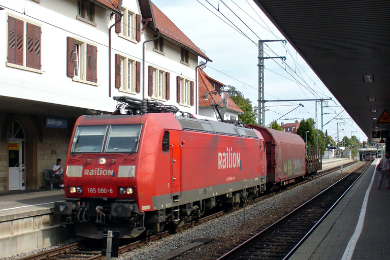 185 090 mit FE 45175 bei km 15,6 (September 2009)