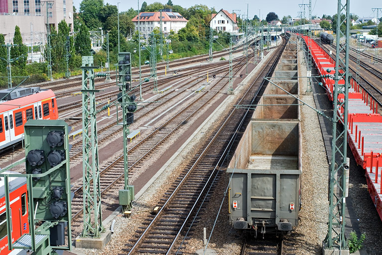 185 258 bei km 16,0 (September 2009)