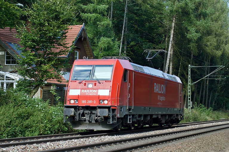 185 281 bei km 18,4 (August 2009)