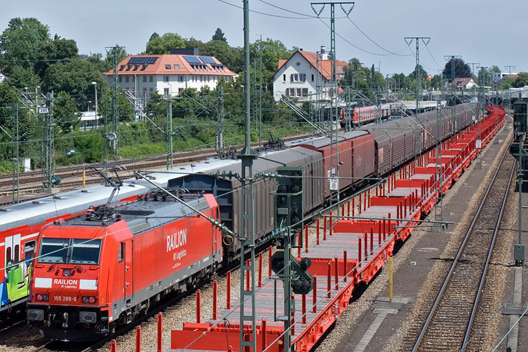 185 289 mit CSQ 60080 bei km 15,8 (Juli 2009)