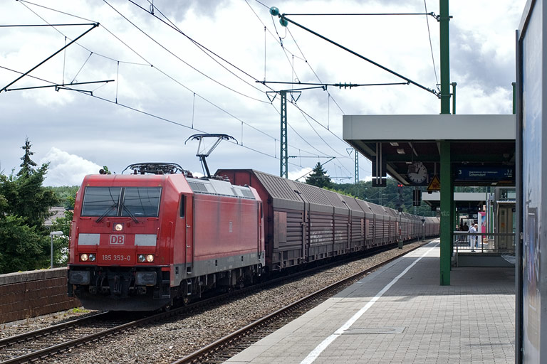 185 353 mit CSQ 60080 bei km 16,8 (Juli 2009)
