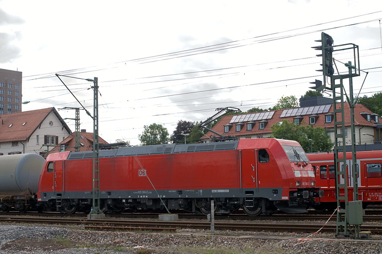 185 366 bei km 15,6 (Mai 2009)