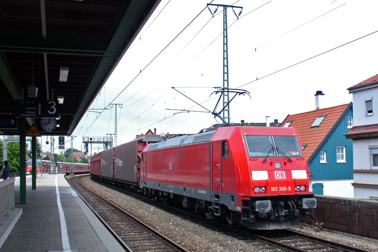 185 368 mit CSQ 60080 bei km 16,6 (Juli 2009)