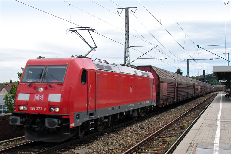 185 373 mit CSQ 60080 bei km 16,8 (Juli 2009)