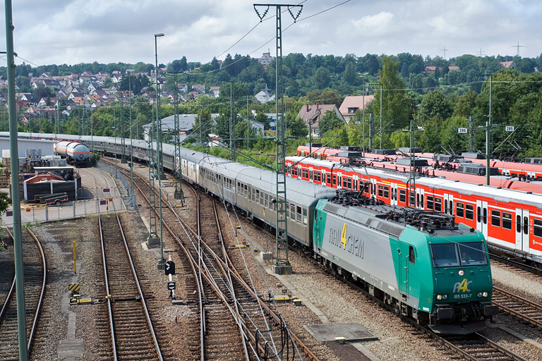 185 533 mit DPE 19992 bei km 16,0 (August 2009)