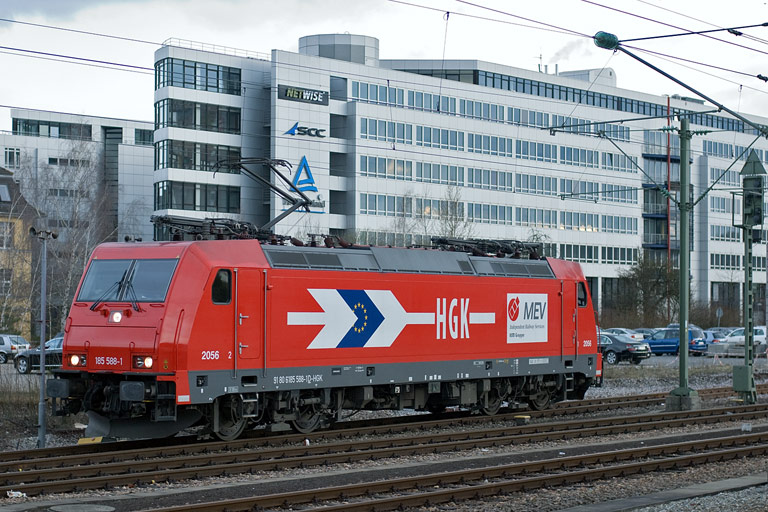 HGK 185 588 bei km 15,6 (M&auml;rz 2009)