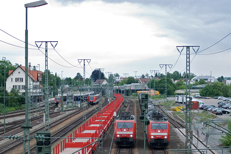 189 019 und 189 022 bei km 15,8 (Mai 2009)
