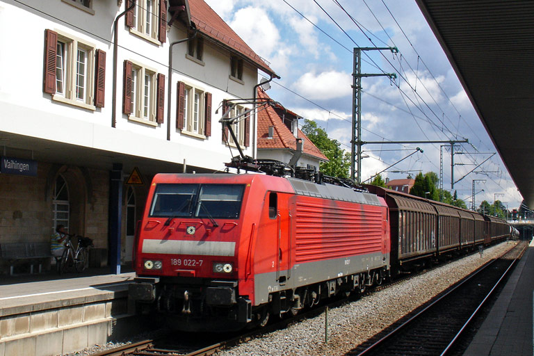 189 022 mit FE 45175 bei km 15,6 (Juli 2009)