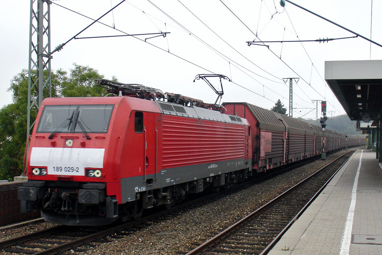 189 029 mit CFN 63000 bei km 16,8 (September 2009)