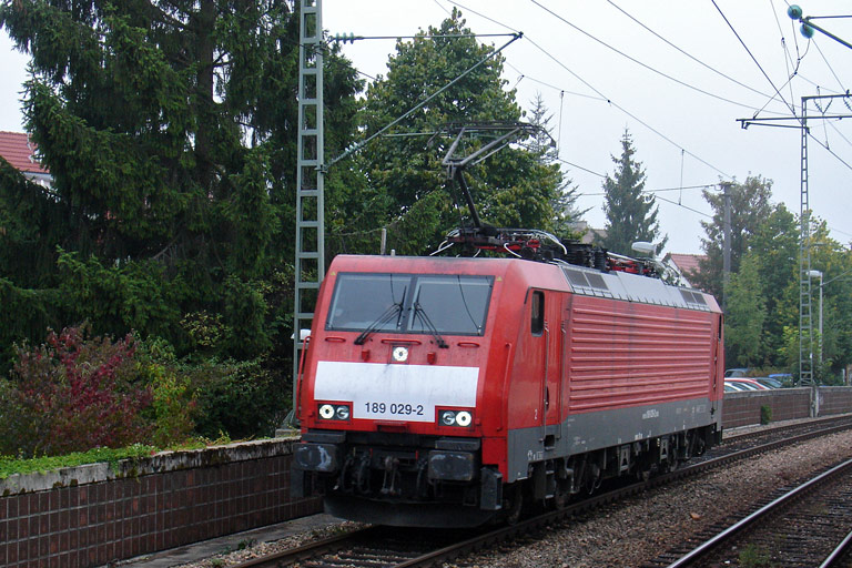 189 029 bei km 16,6 (September 2009)