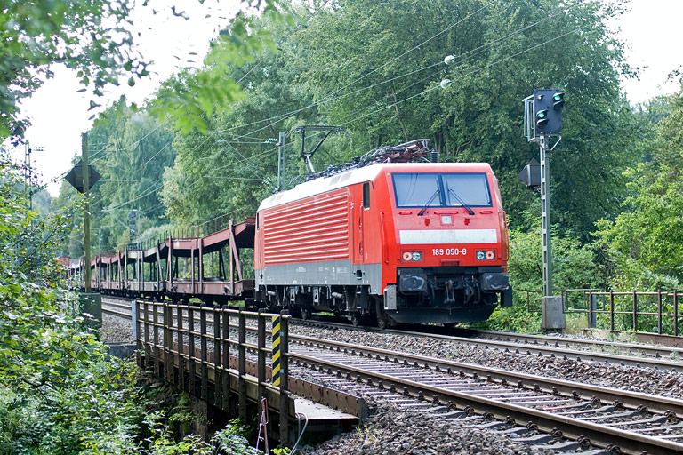 189 050 mit FZ 56167 bei km 18,4 (August 2009)