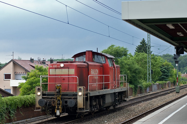 294 680 bei km 16,8 (Juli 2009)