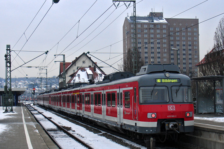420 900 bei km 15,6 (Januar 2009)