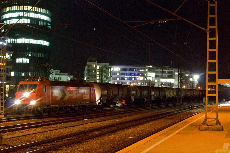 HGK 185 588 bei km 15,6 (Januar 2009)