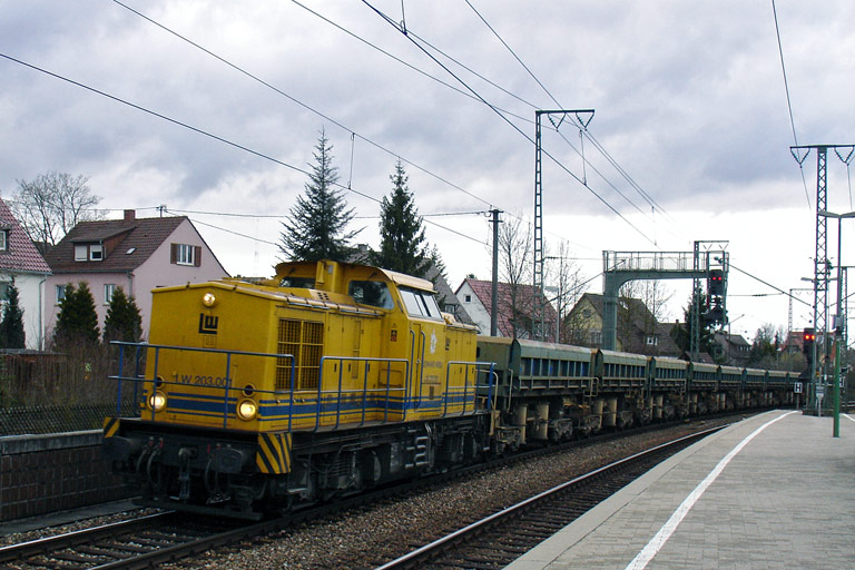 LW 203.001 bei km 16,6 (M&auml;rz 2009)