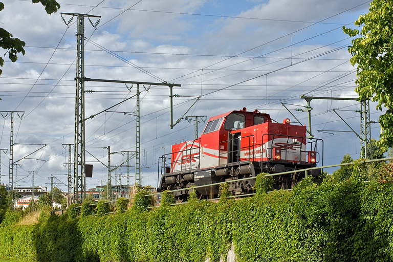 SGL V150.05 (ex-DB 212 161) bei km 16,4 (Juli 2009)