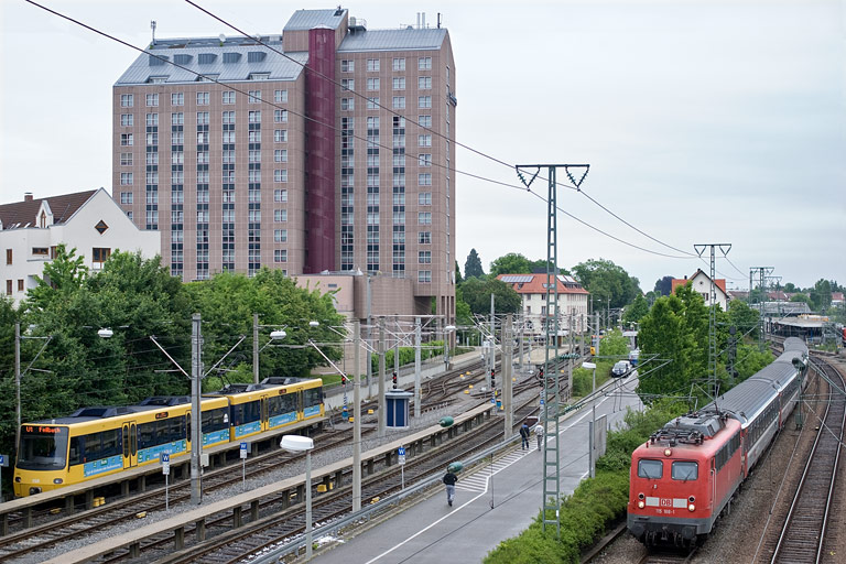 115 166 mit IC 281 bei km 15,8 (Juni 2010)
