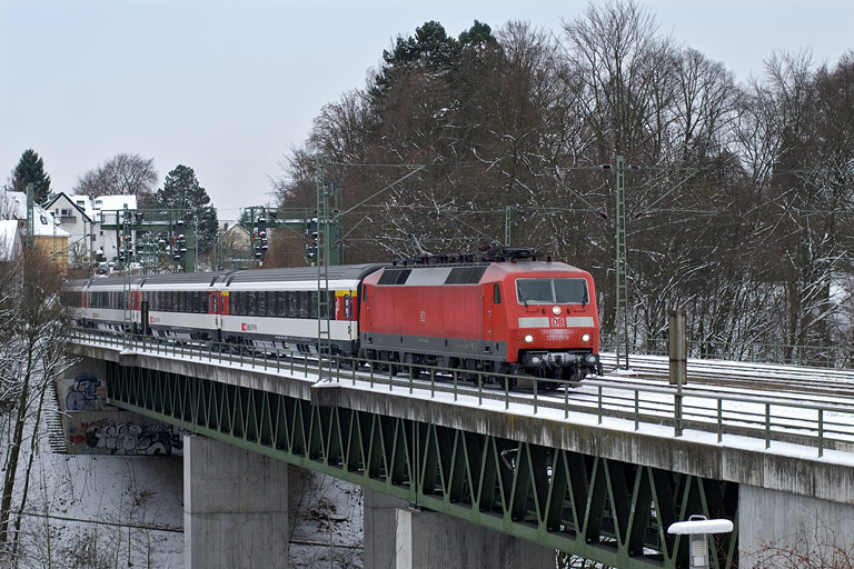 120 135 mit IC 280 bei km 14,6 (Dezember 2010)