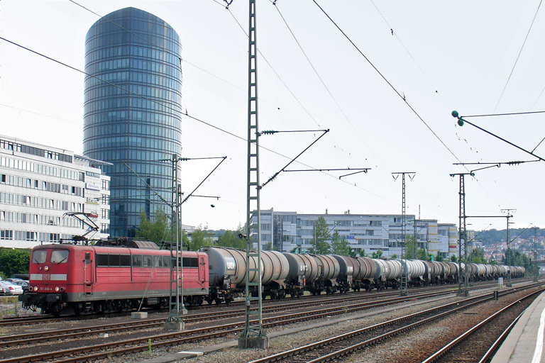 151 006 bei km 15,6 (Juni 2010)