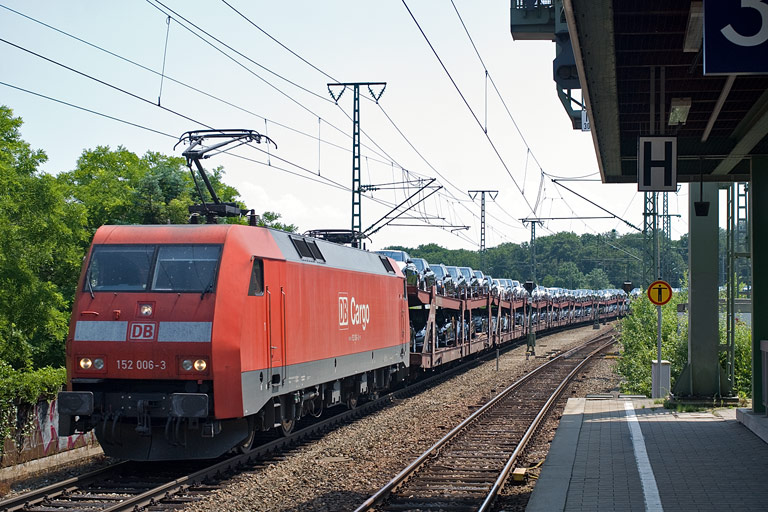 152 006 bei km 16,8 (Juli 2010)