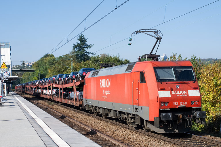 152 121 bei km 14,2 (Oktober 2010)