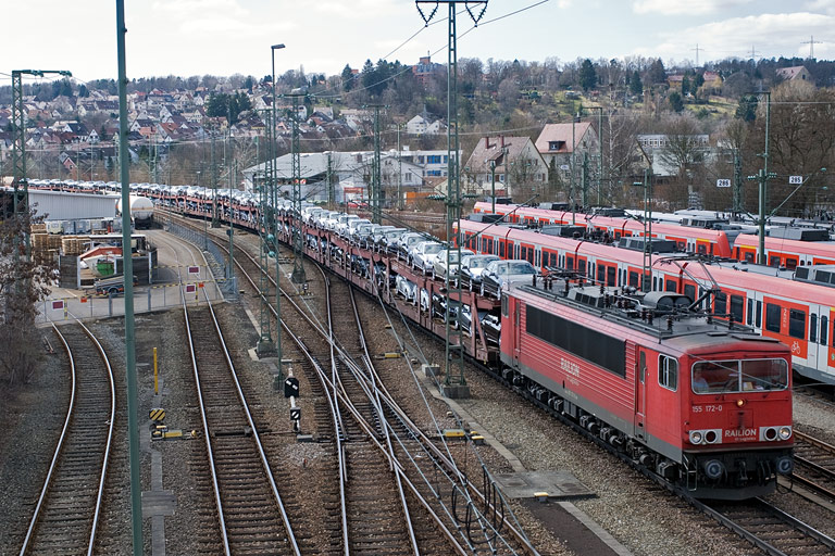 155 172 mit CSQ 60080 bei km 16,0 (M&auml;rz 2010)