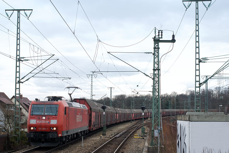 185 084 bei km 16,8 (M&auml;rz 2010)