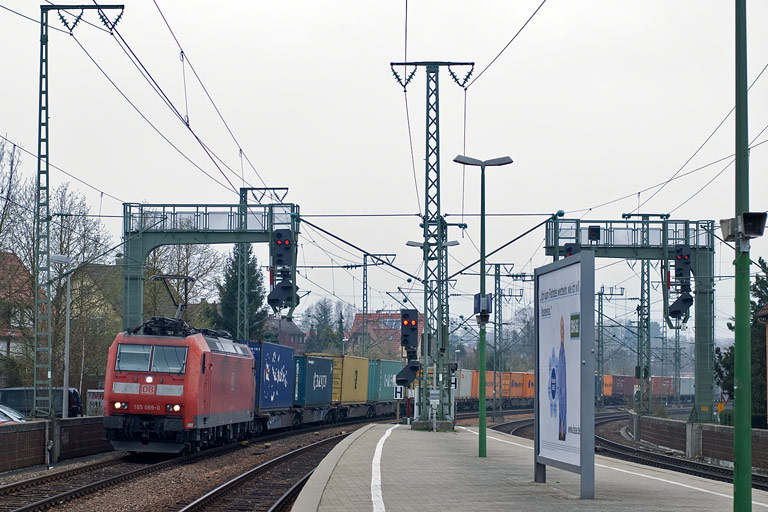 185 089 bei km 16,6 (April 2010)