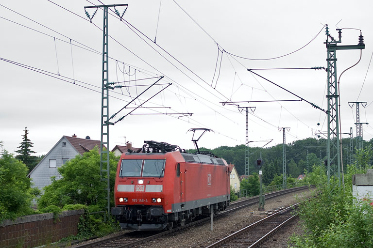 185 148 bei km 16,8 (Juni 2010)