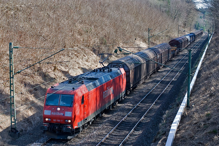 185 156 mit FS 50850 bei km 19,0 (April 2010)