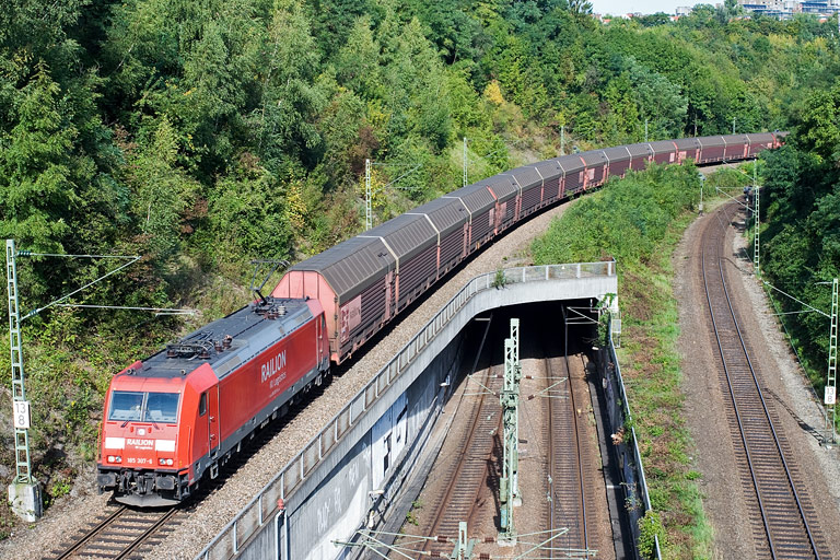 185 307 mit FZ 56165 bei km 13,8 (September 2010)