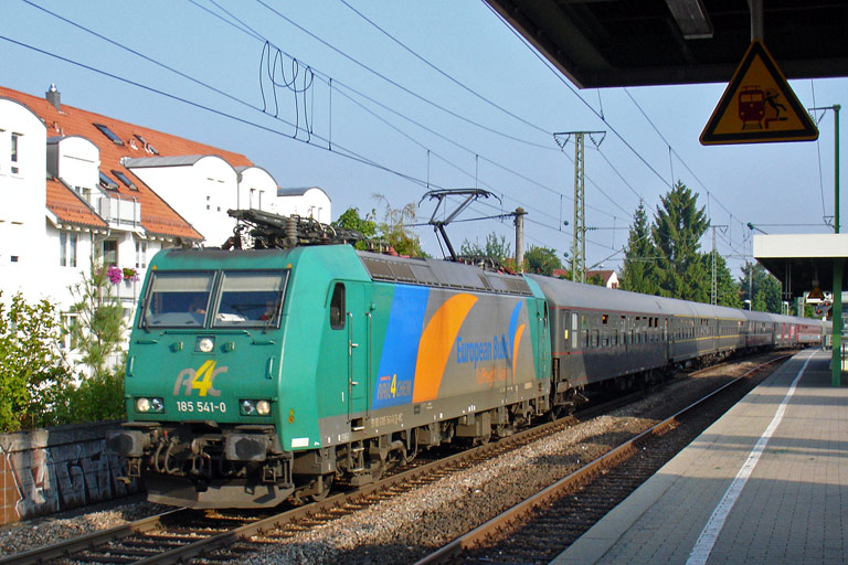 185 541 mit DPE 88662 bei km 16,8 (August 2010)