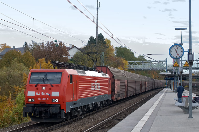 189 002 bei km 14,2 (Oktober 2010)