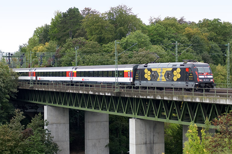 101 141 mit IC 280 bei km 14,6 (September 2011)